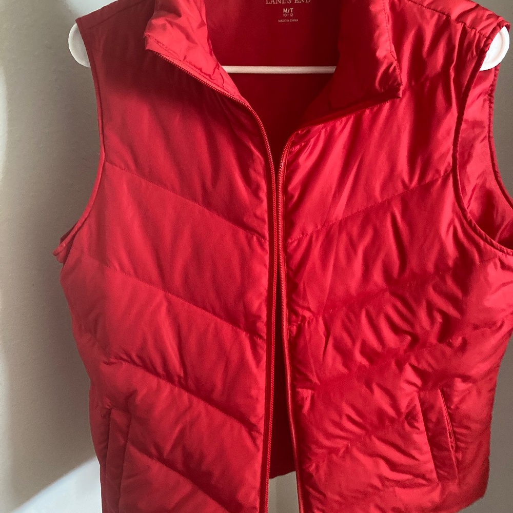 Lands End Down Puffer Vest